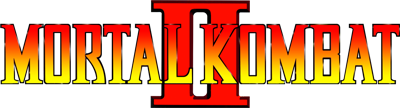 Mortal Kombat II logo for Sega Master System